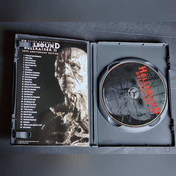 Achor Bay Hellbound Hellraiser 2 DVD w/Slipcover and poster Out of Print - Picture 5 of 8